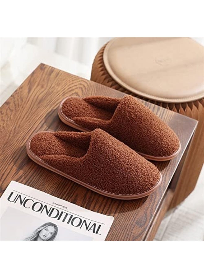 حذاء المنزل رغوة الذاكرة حذاء إصبع القدم المغلقة الدافئة في الهواء الطلق مريحة المنزل الأحذية للرجال والنساء (اللون: 3، الحجم: 45-46) - Image 2